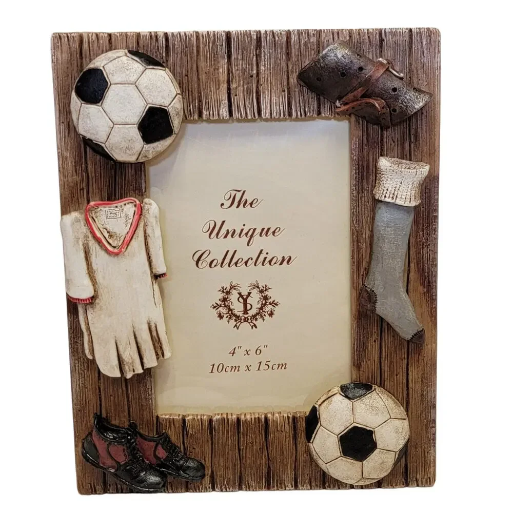 Turtle King‎ Giovanni Soccer Photo Frame Trinket Box Retro Football Gift Dad